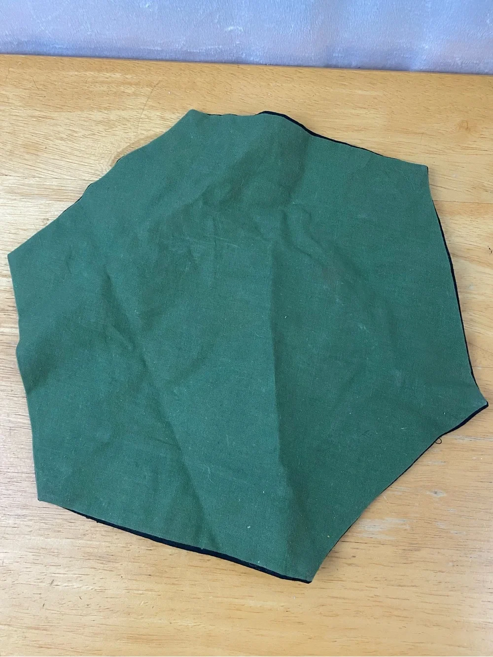 Vintage/Antique Chinese Embroidery Hexagon Unframed Textile